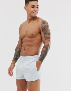 Голубые короткие шорты для плавания ASOS DESIGN - Синий