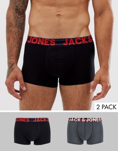 2 боксеров-брифов Jack & Jones - Черный