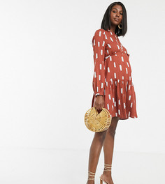 Платье-рубашка с принтом Mamalicious maternity - Мульти Mama.Licious