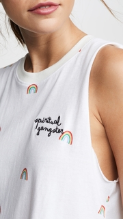 Spiritual Gangster Rainbow Crop Tank