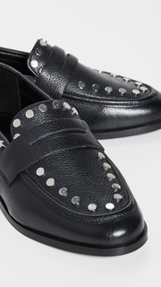 Steven Ample Studded Loafers