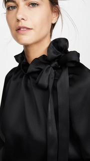 Rosetta Getty Tie Neck Top