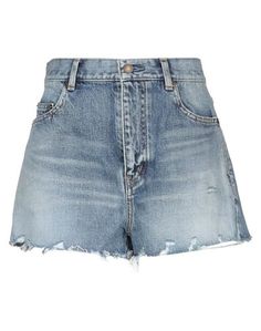 Джинсовые шорты Saint Laurent