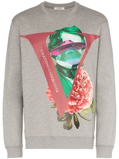 Valentino x Undercover UFO rose print sweatshirt