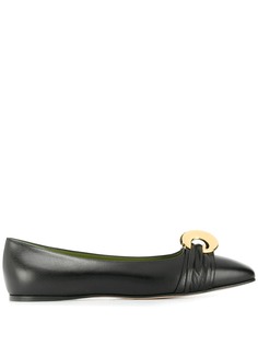Gucci туфли-лодочки Half Moon GG