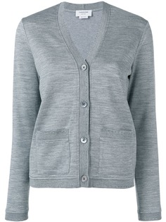 Thom Browne кардиган с отделкой в рубчик