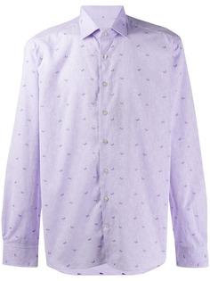 Etro embroidered butterfly shirt