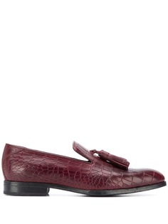 Jimmy Choo Foxley crocodile-effect loafers