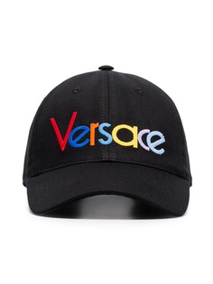 Versace кепка с вышивкой логотипа