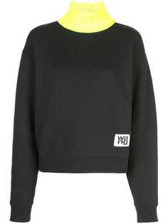 T By Alexander Wang свитер с контрастным логотипом
