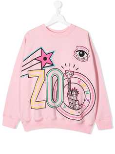 Kenzo Kids TEEN Guillema logo sweatshirt