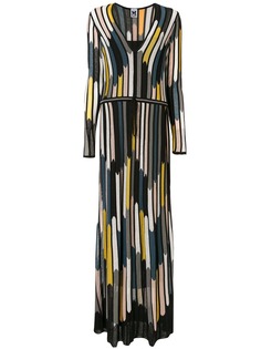 M Missoni striped long dress