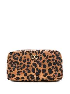 Dolce & Gabbana leopard print make-up bag