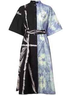 Proenza Schouler платье-рубашка с принтом тай-дай