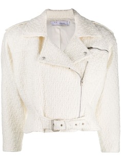 Iro Phyta cropped biker jacket