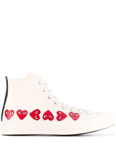 Comme Des Garçons Play высокие кеды из коллаборации с Converse Chuck Taylor