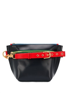 Sacai contrast satchel