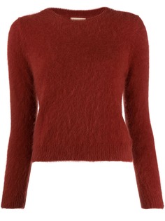 Bellerose round neck fuzzy knit jumper