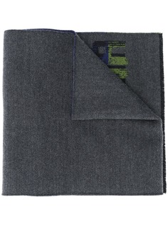 Z Zegna logo print scarf