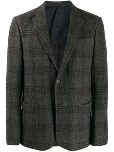 Z Zegna check print blazer