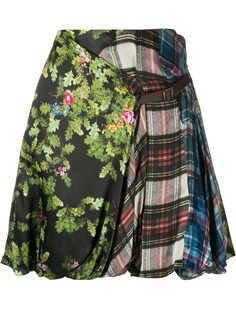 Preen By Thornton Bregazzi print mix skirt