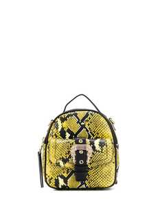 Versace Jeans Couture мини-рюкзак со змеиным принтом