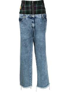 Natasha Zinko contrast denim jeans