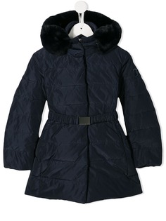 Monnalisa belted puffer jacket