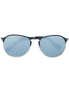 Persol солнцезащитные очки в округлой оправе