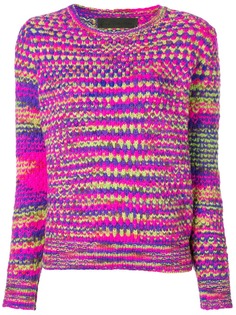 The Elder Statesman пестрый кашемировый свитер