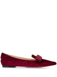 Jimmy Choo Gala snakeskin-effect ballerinas