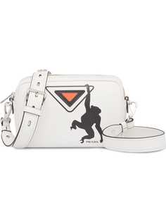 Prada сумка на плечо с принтом