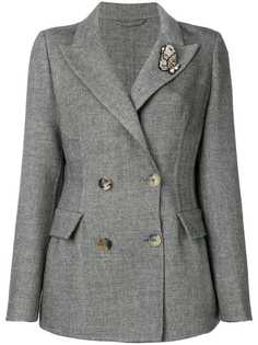 Ermanno Scervino embellished fitted blazer