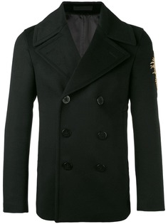 Alexander McQueen пальто с вышивкой