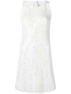 Ermanno Scervino платье мини с отделкой стразами