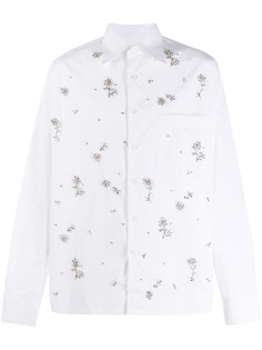 Prada рубашка со стразами