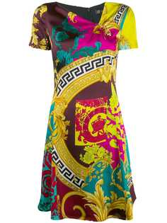 Versace платье с принтом Baroque