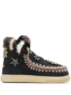 Mou MOU FW111006A ESKI SNEAKER STAR PATCH OFFB Leather/Fur/Exotic Skins->Leather