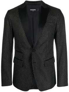 Dsquared2 блейзер London с геометричным узором