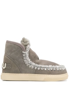 Mou MOU FW111008A ESKI SNEAKERS METAL LOGO NGRE Leather/Fur/Exotic Skins->Leather