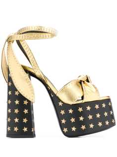 Saint Laurent босоножки Paige на платформе