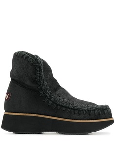 Mou MOU FW141000B ESKIMO RUNNING 18 CBKG Leather/Fur/Exotic Skins->Leather