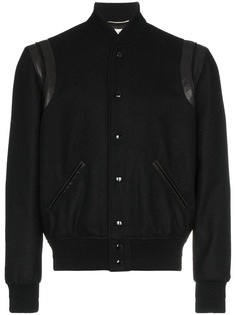 Saint Laurent куртка Varsity 