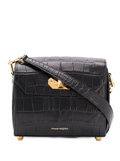 Alexander McQueen сумка с тиснением под крокодиловую кожу и логотипом