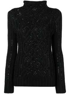 Ermanno Scervino crystal embellished sweater