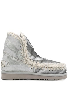Mou MOU FW101009D ESKIMO 18 LE METAL POSIL Leather/Fur/Exotic Skins->Leather