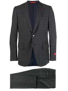 Isaia checked two-piece suit
