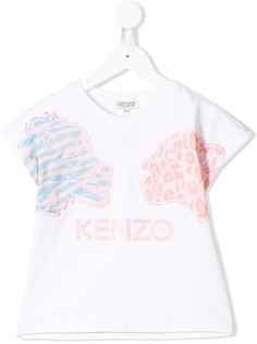 Kenzo Kids футболка с вышивкой