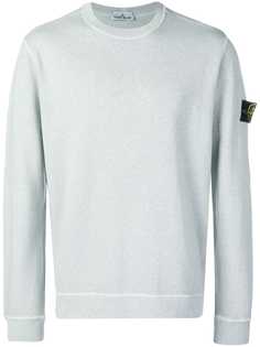Stone Island толстовка с нашивкой-логотипом