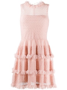Red Valentino ярусное платье из тюля